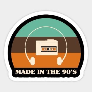 Made In The 90's - Walkman Sticker